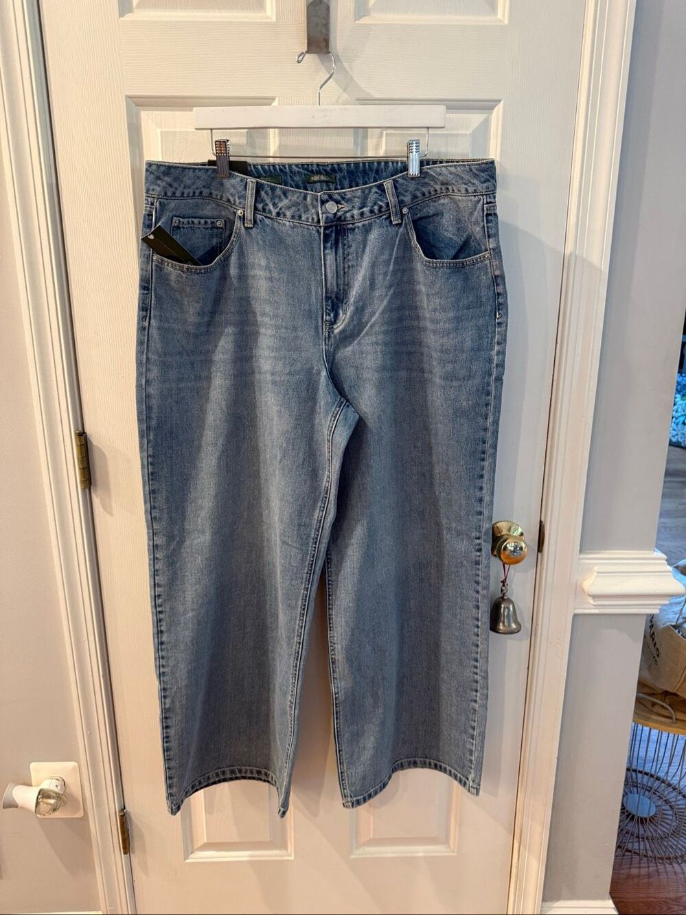 Wild Fable Bow Pocket Low Rise Baggy Jeans sz 17 NWT